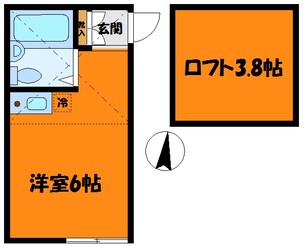 ユナイトステージ鹿島田ライフテリアの物件間取画像